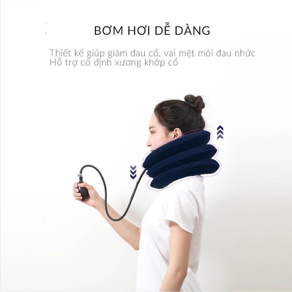 Dụng cụ nâng cổ bằng hơi YUWELL B gối hơi trị liệu kéo giãn đốt sống cổ - MEDICAL