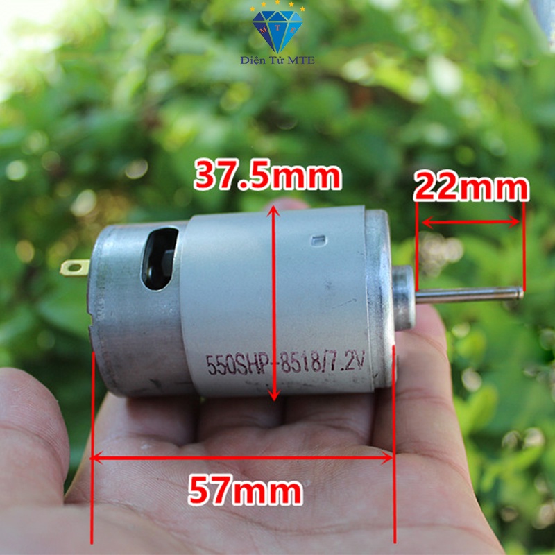 Động Cơ 550 - 540 - 7,4V 28200 Vòng/Phút