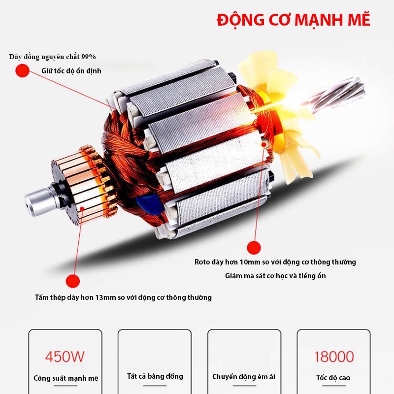 [Sale sốc] Máy xay sinh tố thực phẩm, máy xay trái cây công nghiệp, công suất 450w, 3 cối có lưới lọc, bảo hành 12 tháng