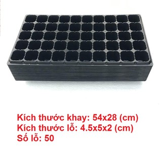 Combo 20 khay ươm hạt 50 lỗ, hàng loại 1 chất lượng cao