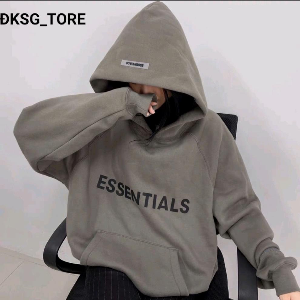 Áo Hoodie Essentials Form Rộng chất nỉ bông dày DKSG , áo hoodie nam nữ