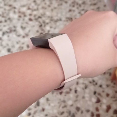 Dây đeo thay thế bằng silicone màu trơn cho Xiaomi Mi Band 4c