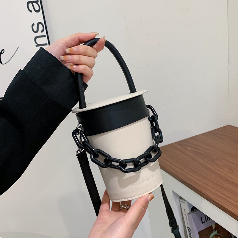 Ielgy niche Túi bucket Đeo Vai Thiết Kế Dễ Thương Cho Nữ