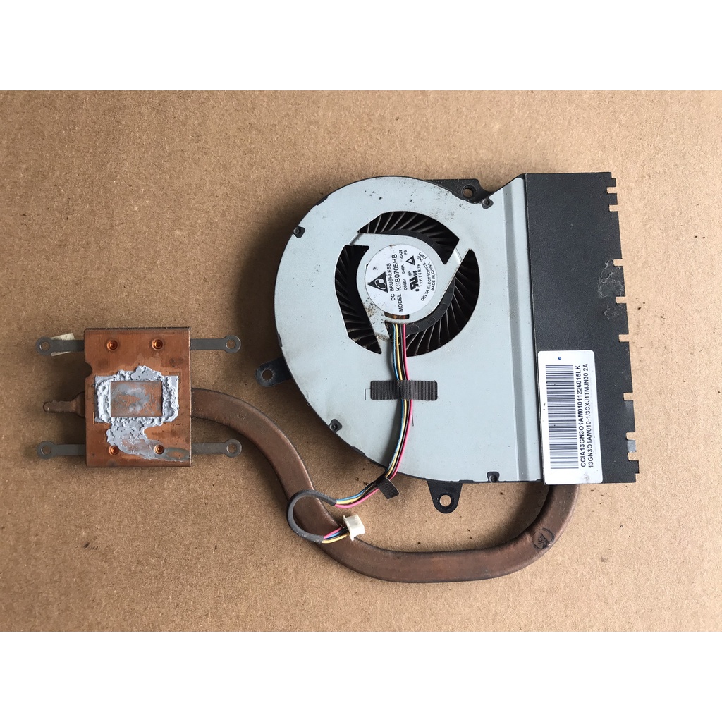 Quạt kèm tản Laptop Asus X401A 401 tháo máy sống