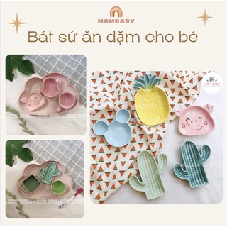 Bát sứ cho bé tập ăn dặm