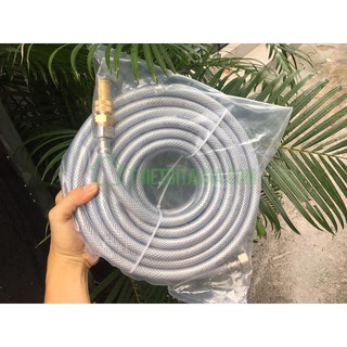 Dây rửa xe, dây tưới cây đầu vòi bằng đồng thau dài 5m 10m