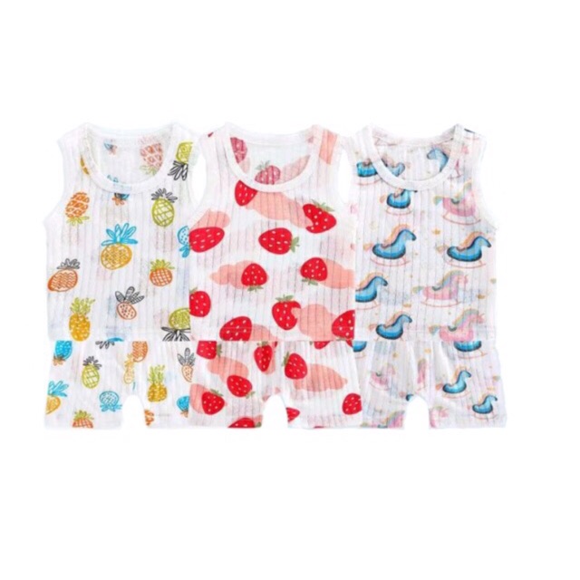 Cotton giấy ba lỗ cho bé (8-17kg)