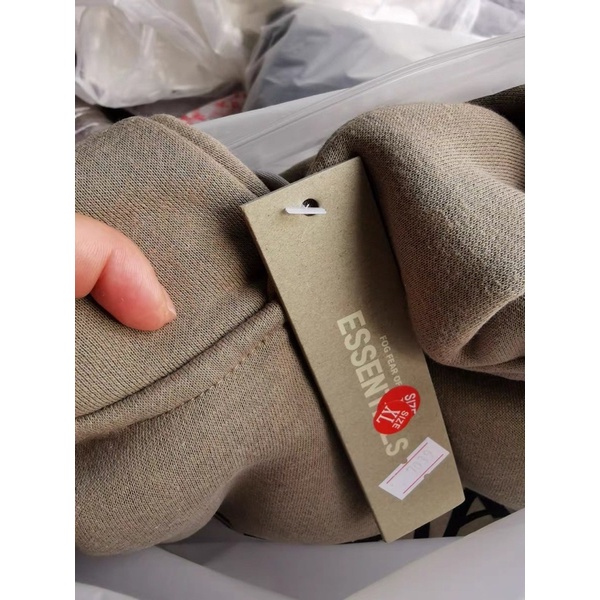 [sẵn] Áo hoodie unisex form rộng ESENTIALS (chất nỉ bông) | BigBuy360 - bigbuy360.vn