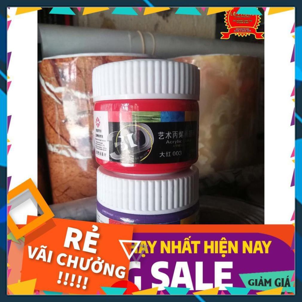 [BÁN CHẠY]  MÀU ACRYLIC 3D LỌ 300ML.