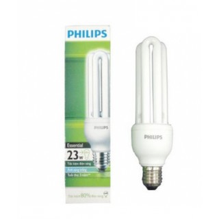 Bóng philips compact 3u/23w
