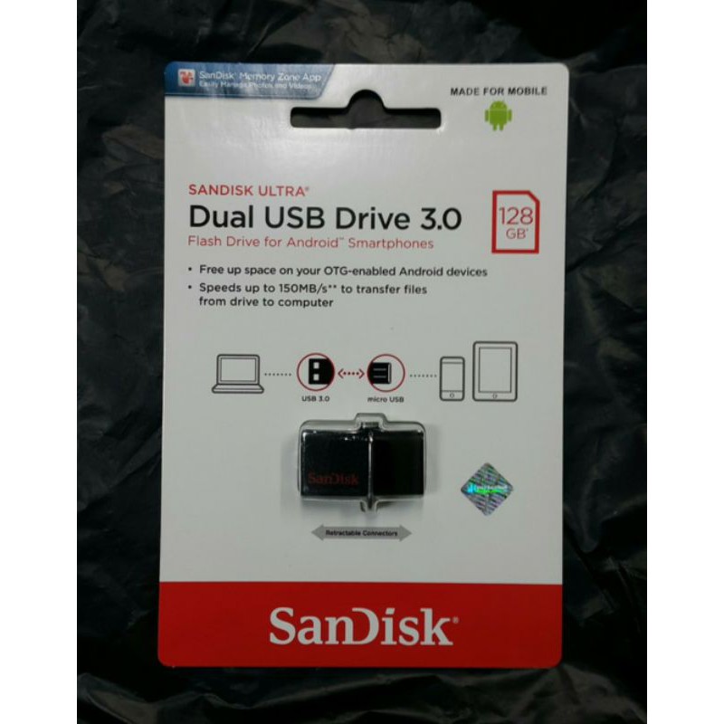 SANDISK Usb 3.0 Flashdisk Otg 128gb Ultra