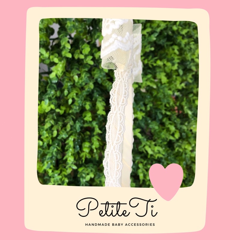 Băng đô ren nơ đứng - Bờm/Băng đô cài cho bé từ 1 tuổi - Turban có size cho bé mới sinh