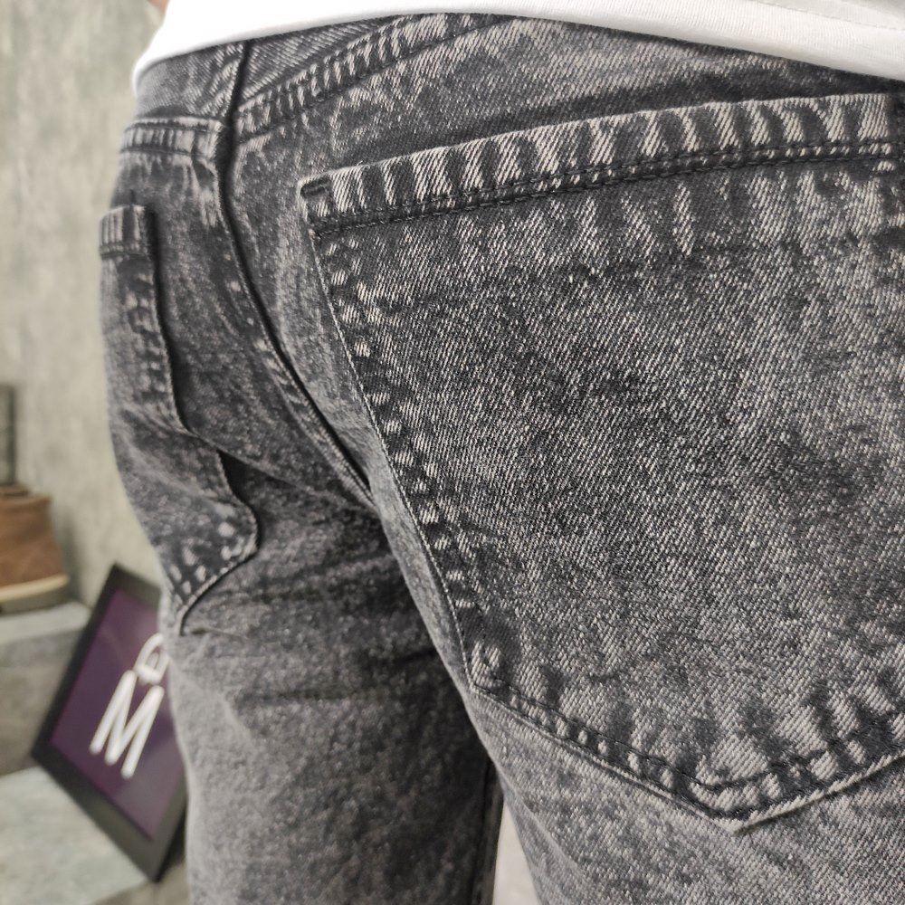 Quần short jean Q110 (Xám đậm) MĐ