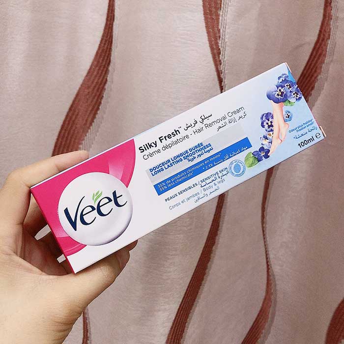 Kem Tẩy Lông Veet Pháp Thơm Mát Tự Nhiên Hair Removal Cream 100ml - Khongcoson