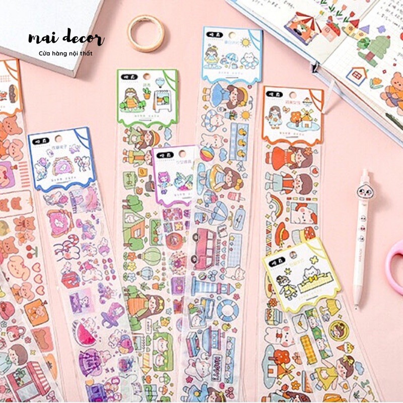 11 mẫu sticker hình dán trang trí dễ thương