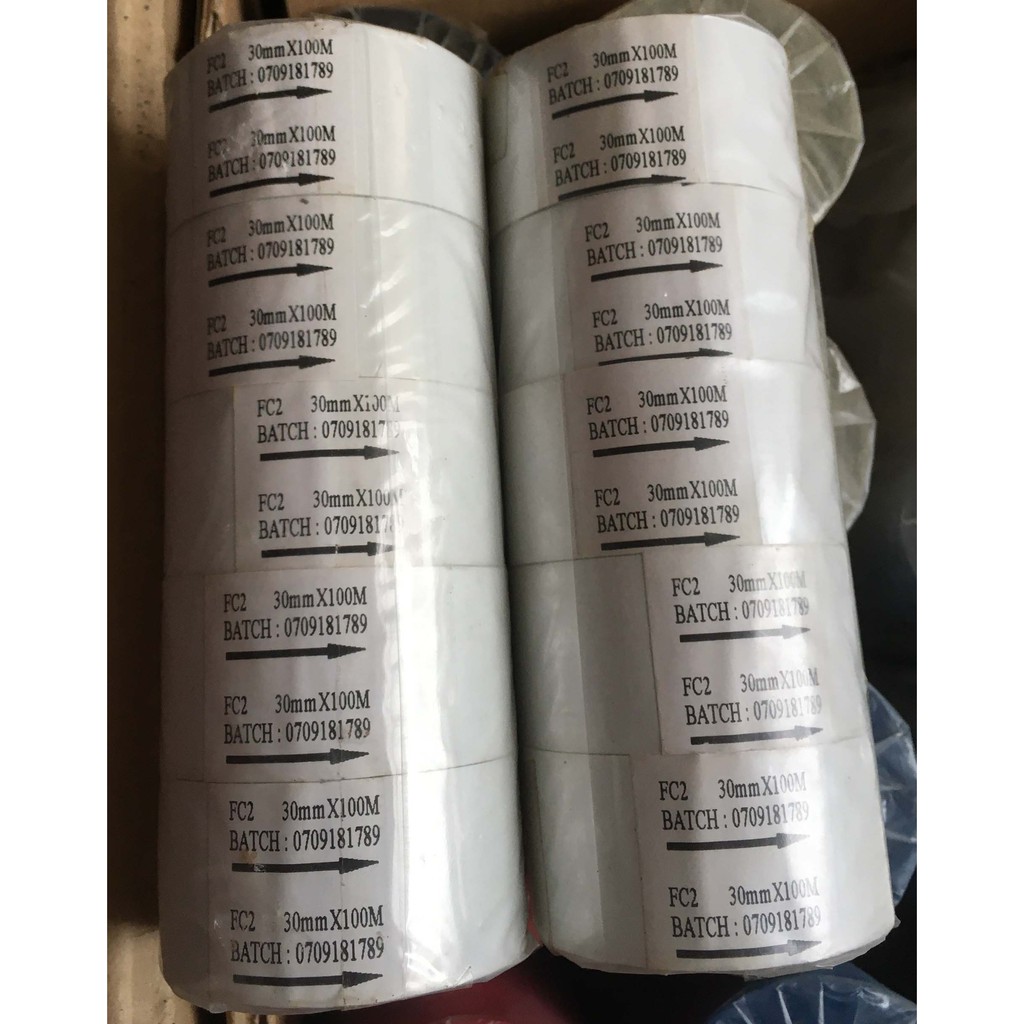 Băng mực dùng cho máy in nhiệt / Màng in date cỡ 30x100 nhiều màu - COLOR HOT STAMPING FOIL