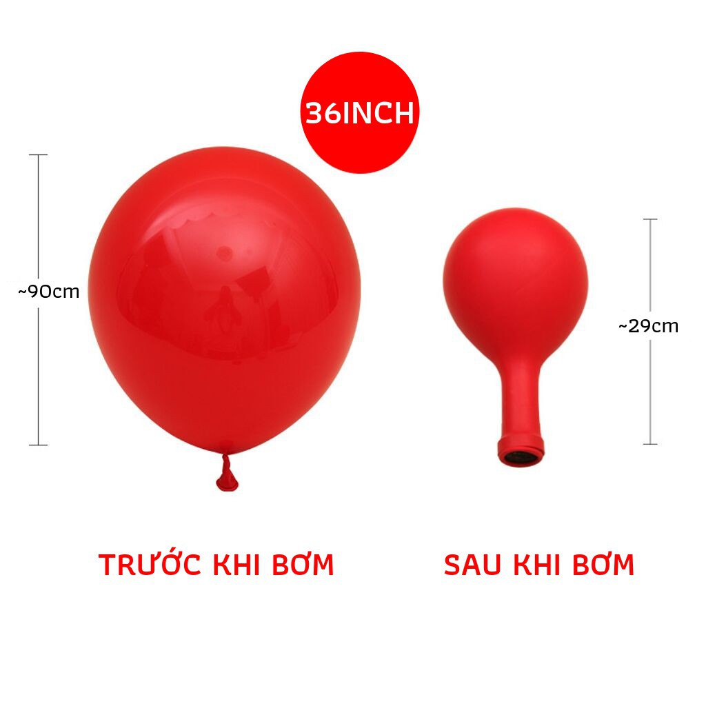 Bóng cao su 36" dùng trang trí khai trương kết cổng đám cưới sinh nhật