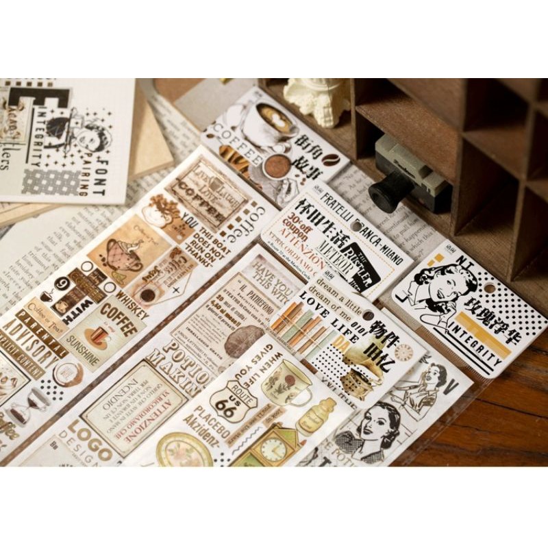 MASKING TAPE trang trí - Họa tiết nghệ thuật cuộc sống 001