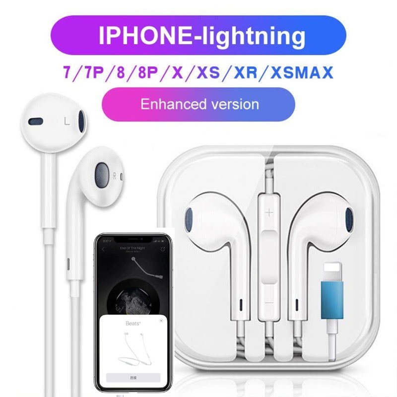 Tai nghe Ankndo giắc 3.5mm tích hợp mic và nút chỉnh âm thanh cho iOS và Android