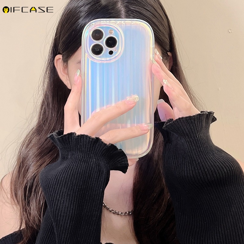 Ốp Điện Thoại Màu Laser Chống Sốc Cho iPhone 13 12 11 Pro Max