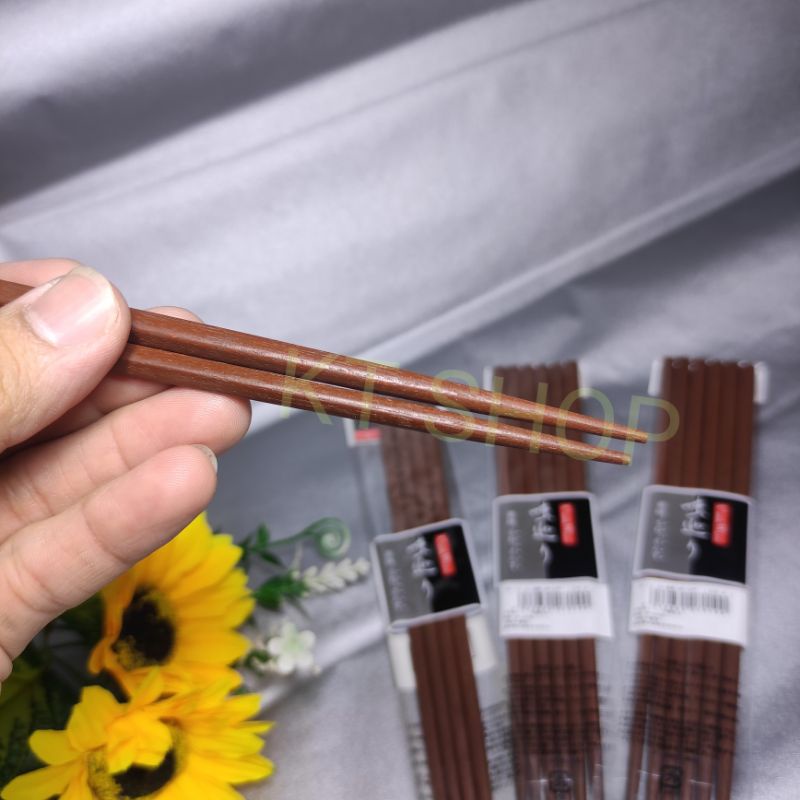 Bộ 3 ĐÔI ĐŨA GỖ DÙNG SHUSHI NHẬT BẢN CAO CẤP