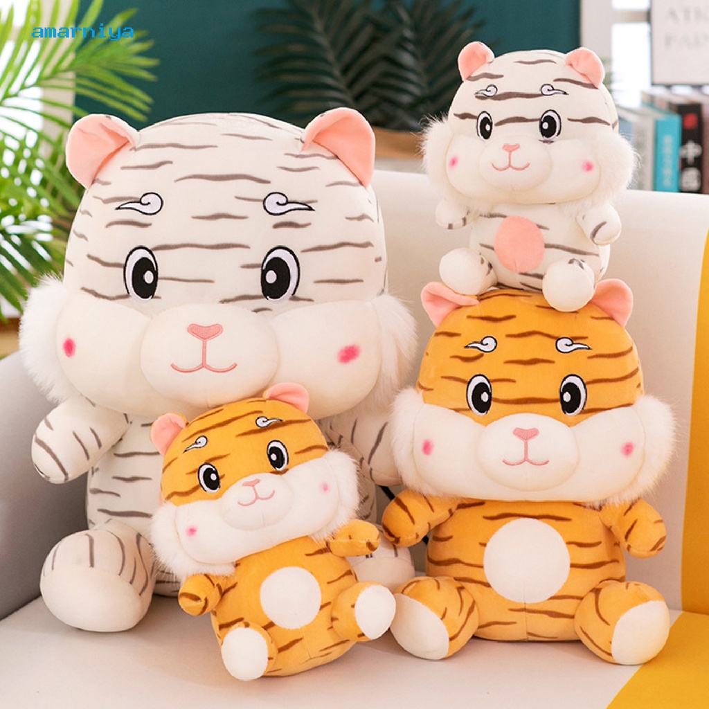 Thú nhồi bông hình con hổ bằng cotton PP gọn nhẹ chống biến dạng cho trẻ em