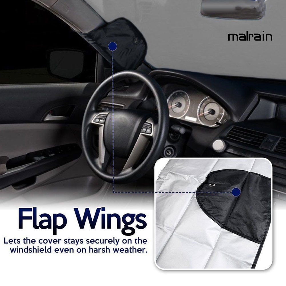 Tấm Che Phủ Kính Chắn Gió Xe Hơi Chống Nắng Và Tuyết Tiện Lợi