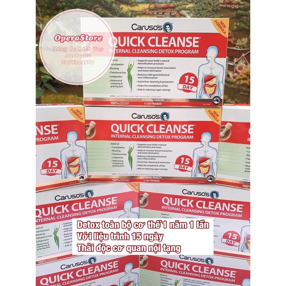 15 Ngày Thải Độc Cơ Thể Carusos Natural Health Quick Cleanse