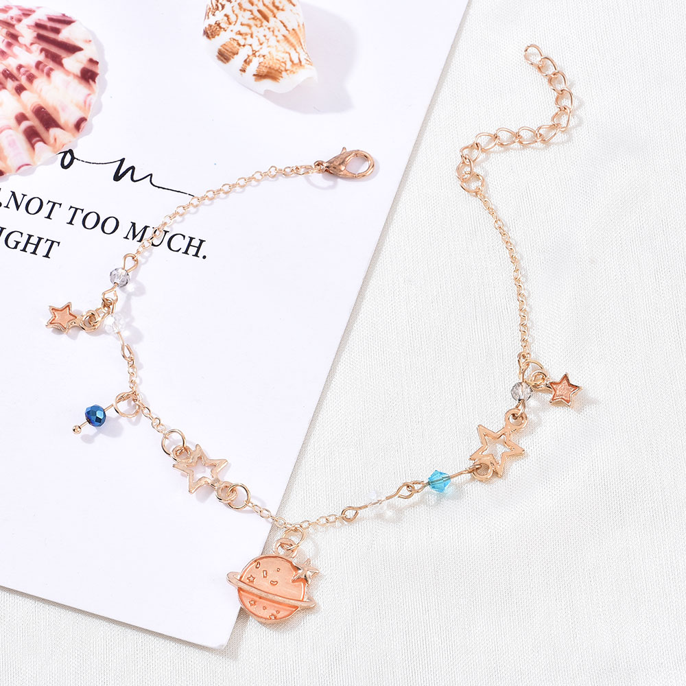Vòng tay nữ phối mặt phụ kiện thiết kế xinh xắn