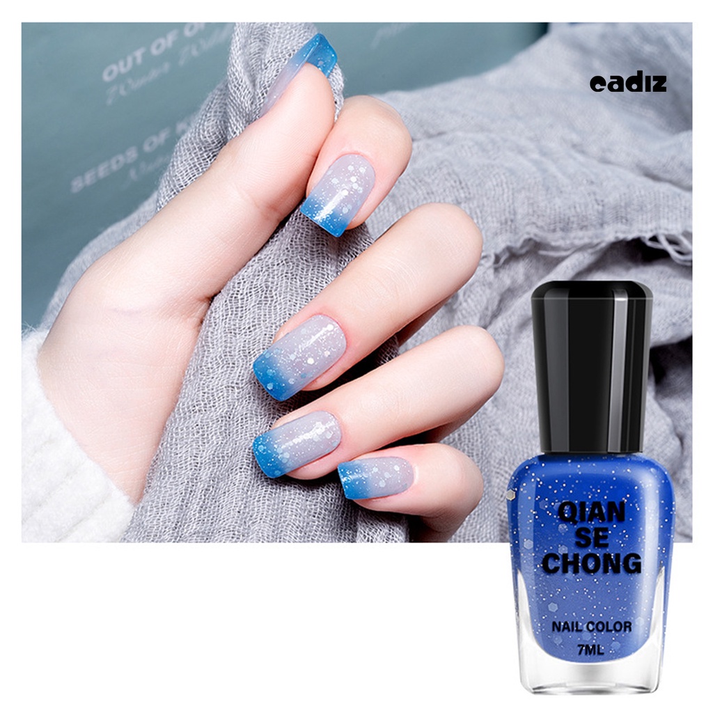 Sơn Móng Tay Màu Gradient Nhanh Khô Không Dễ Tẩy Màu 7ml Dành Cho Nữ