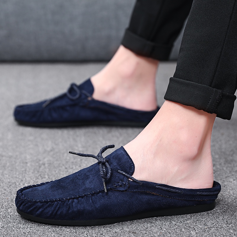 Velos Giày Lười Da Lộn Bít Mũi Siêu Nhẹ Không Gót Thiết Kế Dễ Phối Đồ Thời Trang Cho Nam