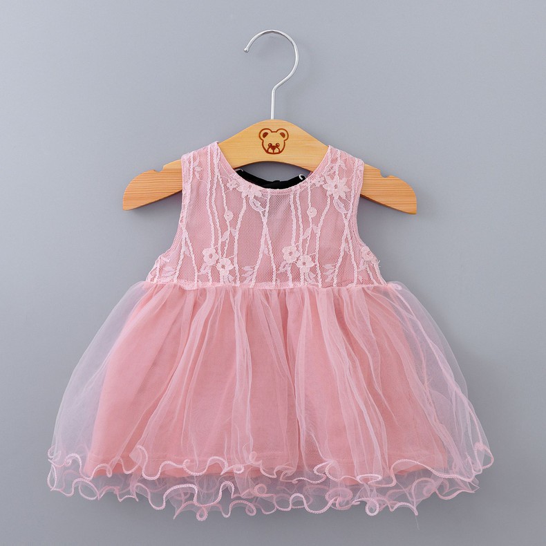 Váy trắng công chúa bé gái size nhí 5-10kg