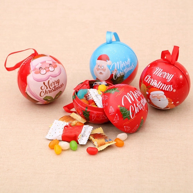 1 Hộp Đựng Kẹo Hình Ông Già Noel Sáng Tạo Trang Trí Giáng Sinh
