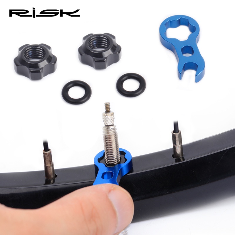 Bộ Đai Ốc Van Xe Đạp Kèm 2 Nắp Đậy Van Xe Đạp MTB Chuyên Dụng