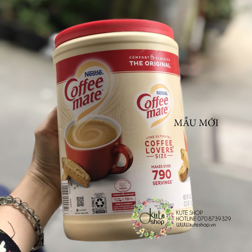 Bột kem sữa pha cafe, trà sữa hiệu Nestle Coffee Mate Original