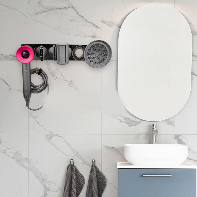 QQ Giá Đỡ Máy Sấy Tóc Nhiều Lỗ Tiện Dụng