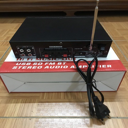 Amply mini bluetooth BT-309a loại cao cấp, chuyên hát karaoke, đánh chim đêm (cổng 12v,220v)