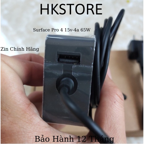 [Sạc Zin] Sạc Surface Pro 4 5 6 7 15V-4A 65W Microsoft Hub ProPlus Studio Laptop Go Book | BigBuy360 - bigbuy360.vn