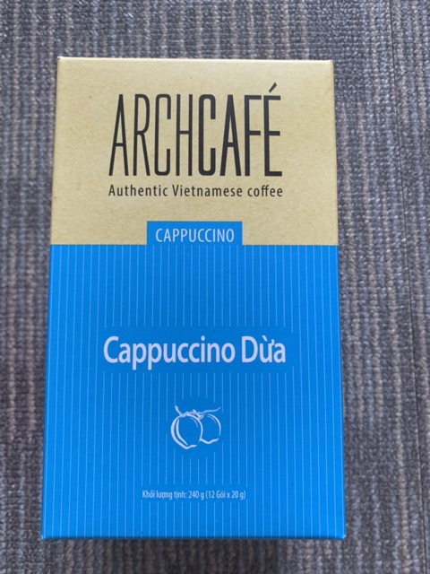 [HOT] CAFE CAPPUCCINO DỪA THƠM LỪNG ARCHCAFE CAPUCHINO DỪA DATE 2022