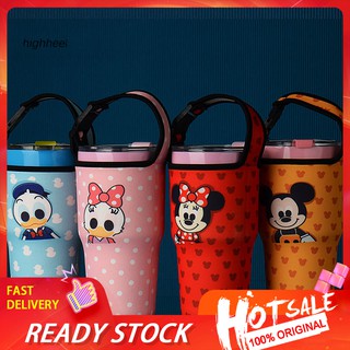 Túi bọc ly nước hình chuột Mickey/ gấu/ cá tiện dụng cho Yeti Rambler