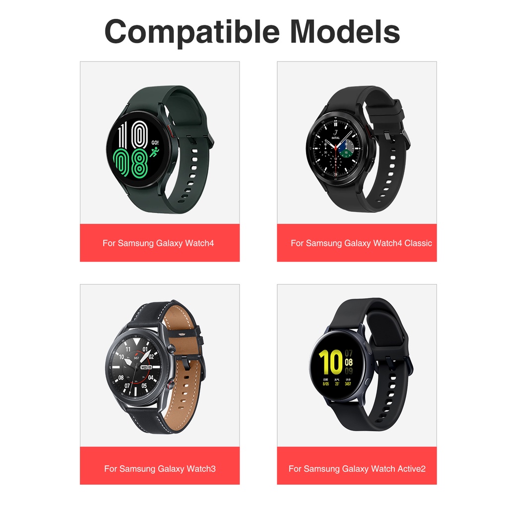 Đế Sạc Từ Tính Không Dây USB + Type C Cho Đồng Hồ Samsung Galaxy Watch 5 Pro / 4 / 4 Classic / Galaxy Watch 3 / Active 2