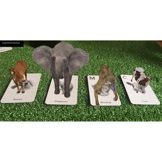 [RẺ VÔ ĐỊCH] THẺ HỌC 4D ĐỘNG VẬT ANIMAL