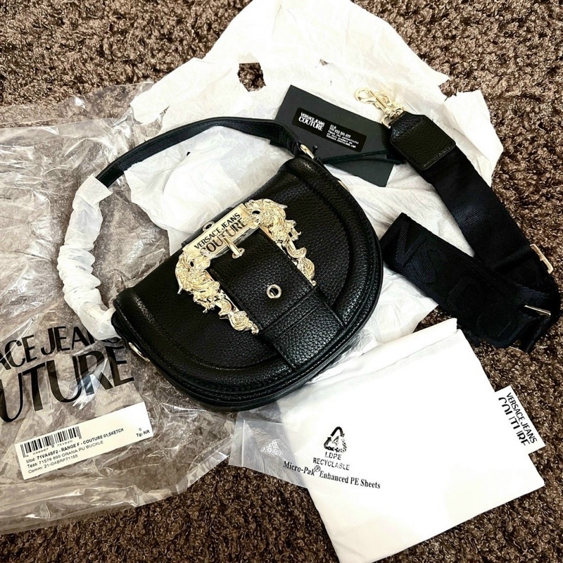 Túi Auth Versace Jean Bán nguyệt