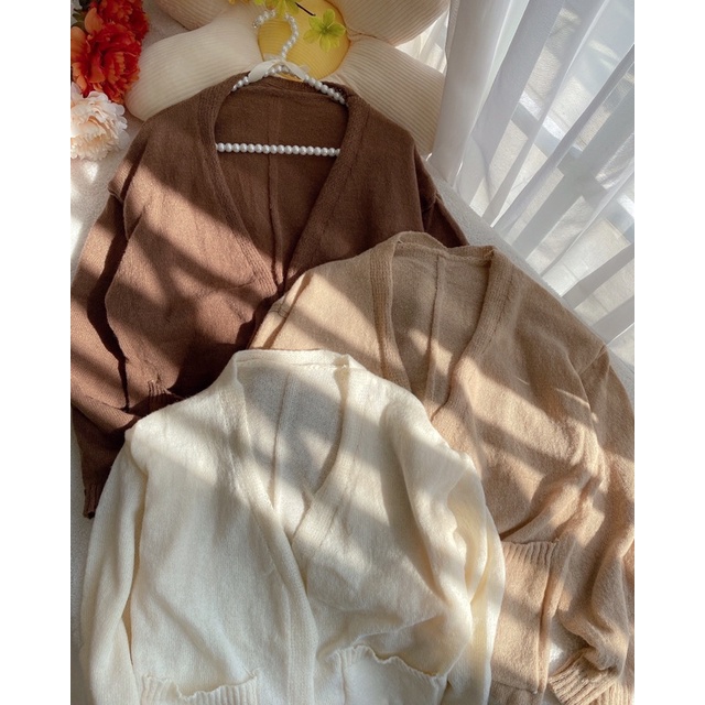 Áo khoác cardigan len
