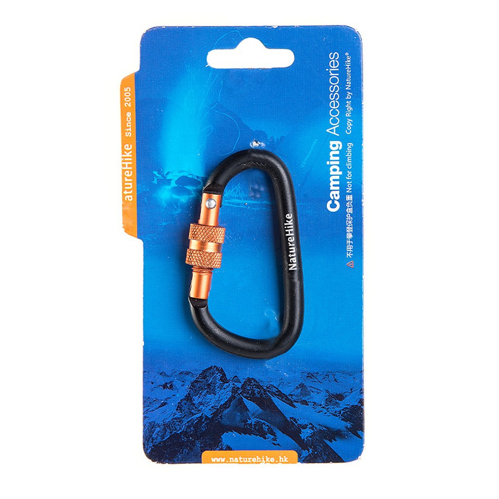 Móc Khóa Chữ D Naturehike Bằng Hợp Kim Nhôm 6cm Đa Năng Tiện Lợi