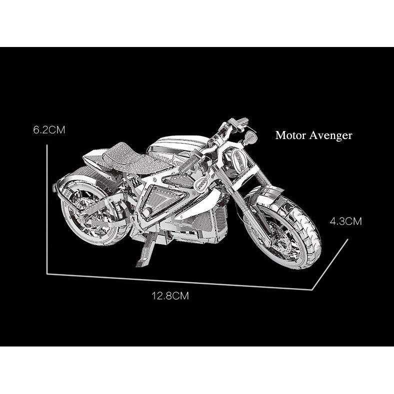 Mô Hình Lắp Ráp kim loại 3d xe máy(có sẵn)