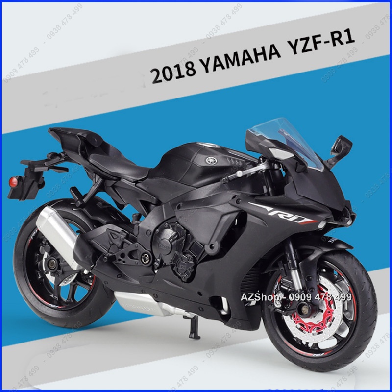 Mô Hình Xe Môtô Yamaha YZF-R1 Tỉ Lệ 1:12 - New - MSZ - 8736.1