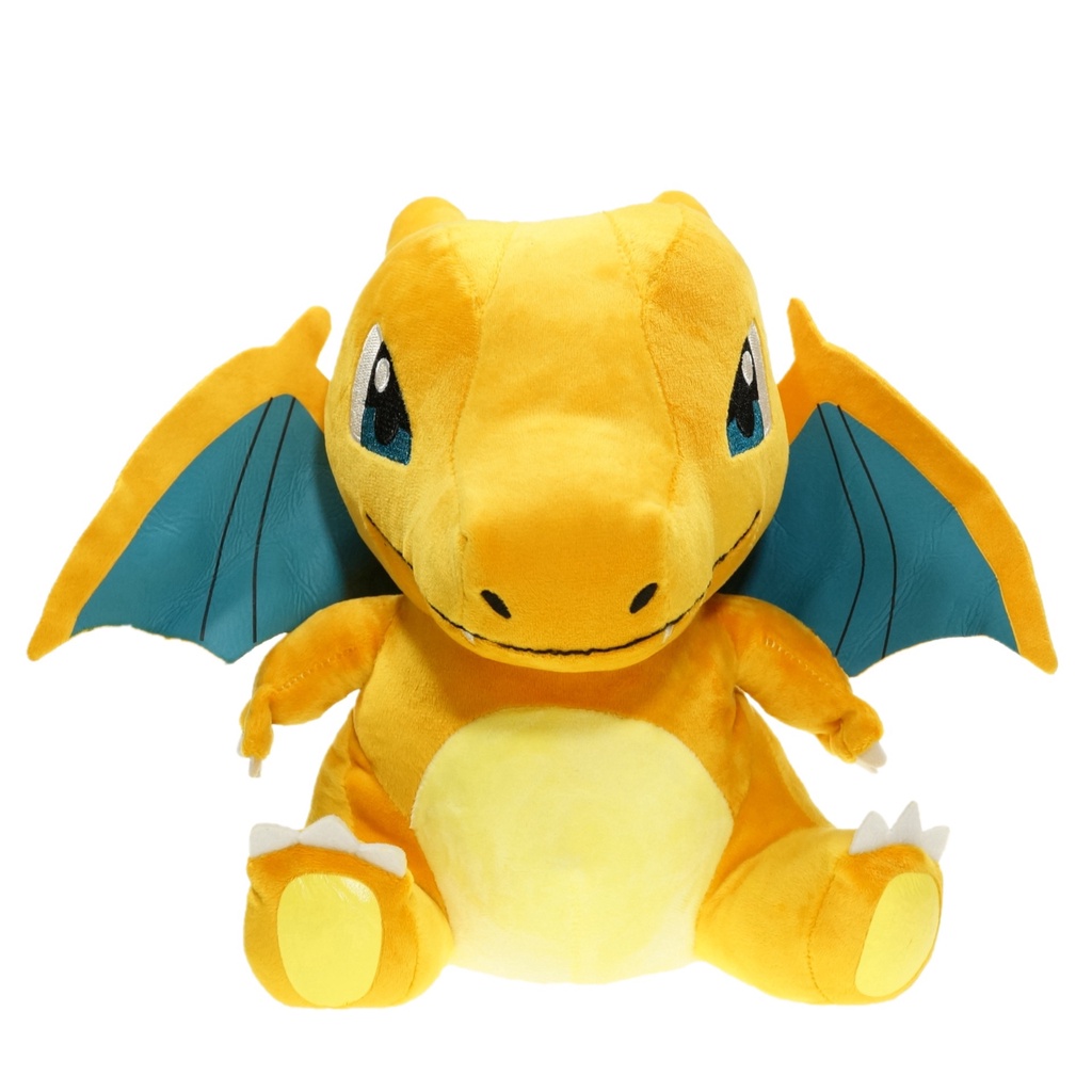 GẤU BÔNG POKEMON RỒNG LỬA MEGA CHARIZARD Y NGỒI  HÀNG CHÍNH HÃNG MỚI 100%