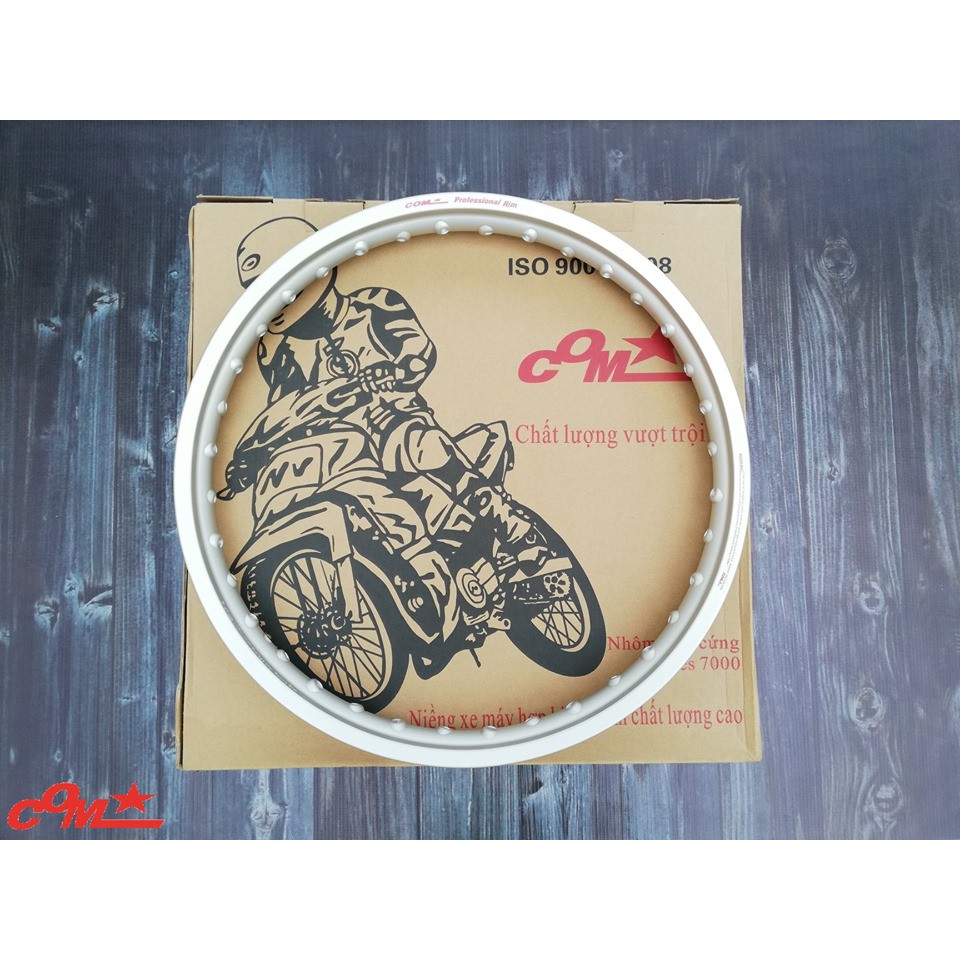 Niềng(Vành) xe máy hợp kim nhôm cao cấp Comstar phiên bản WM màu bạc