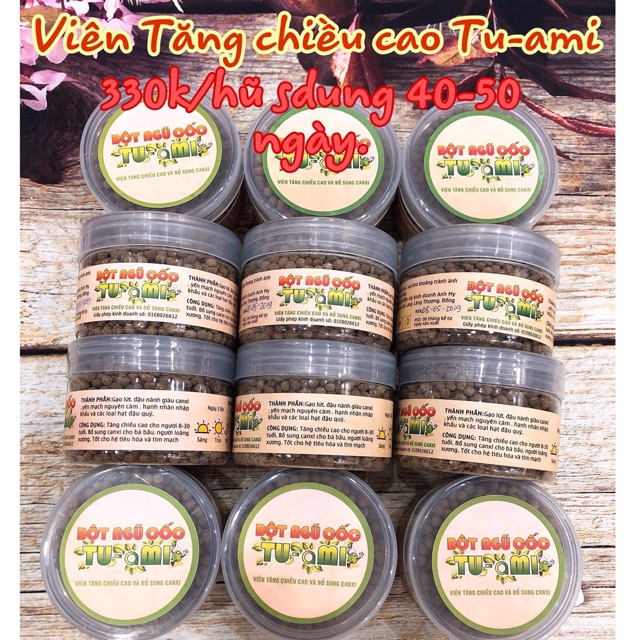 Free ship -Viên ngũ cốc tăng chiều cao TUMI tặng lixi | BigBuy360 - bigbuy360.vn